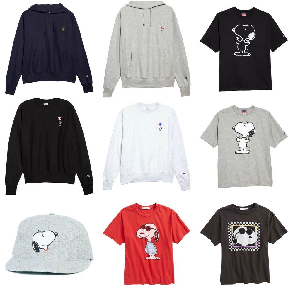 snoopy champion shirt