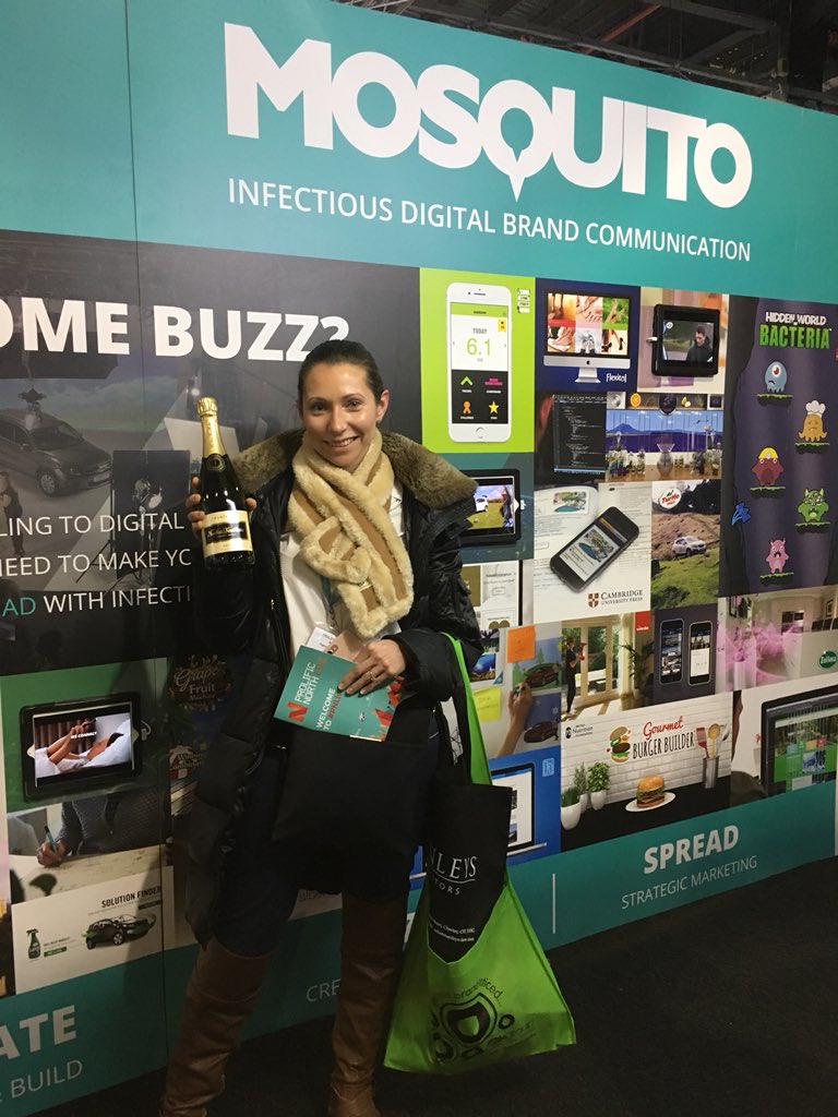 mosquitodigital's tweet photo. Another winner here at Mosquito! Last chance to win a bottle for yourself at #PNLive 🍾 #CreateSomeBuzz https://t.co/OmjmXtN28E