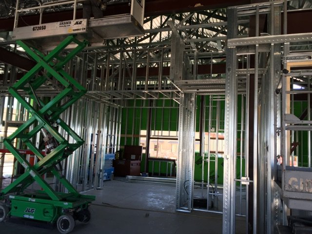 Harris Acoustics of Midland is the Permian Basin's leading provider of quality commercial drywall and acoustic ceiling installations. #commercialconstruction #drywall #ceilingsystems #metalstudframing