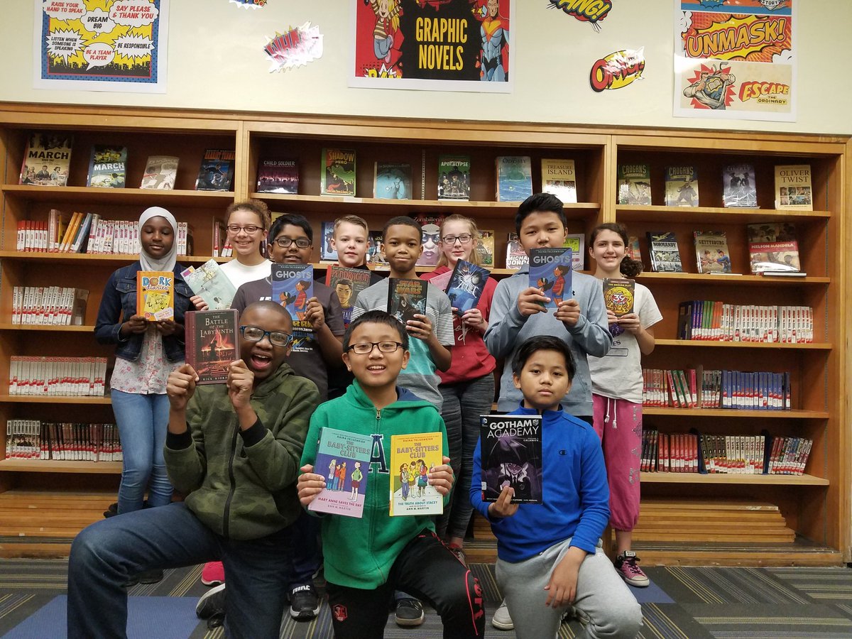 arbutuslibrary's tweet photo. AMS students love to read every day...but especially on #ReadAcrossAmerica day! #bcpslms #shelfie @ArbutusMS https://t.co/M2Rjg9pH6A