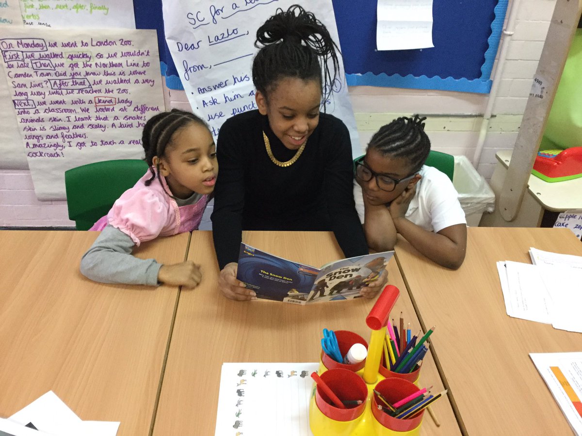 LarkHallPrimary's tweet photo. Year 6 loved reading with Year 2 today!Thank you for having us #lhsouthwark and #lhmillenium. #worldbookday2018 #lhuecl https://t.co/siBoPrKzA2