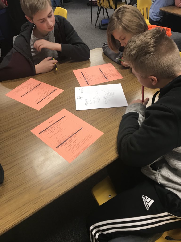 bmillerWCPS's tweet photo. Analyzing sample student work using the released rubric before we grade our own constructed responses on completing the square! Loving the conversations I’m hearing! #spmswcps #magnet https://t.co/kStsv8I8Md