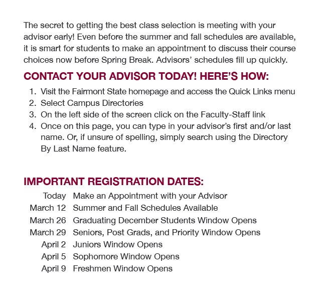 FalconRetention's tweet photo. Don't wait, schedule today! Classes fill up fast; do you know what you need to stay on track? Scheduling begins at the end of this month! https://t.co/MurS3lsXKX