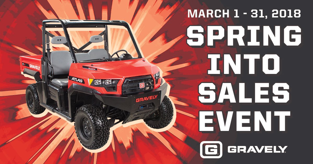 The Atlas JSV is the tool you need to power through your spring cleanup! Take advantage of our Spring into Sales Event now through March 31. Details: bit.ly/2EYpfjK