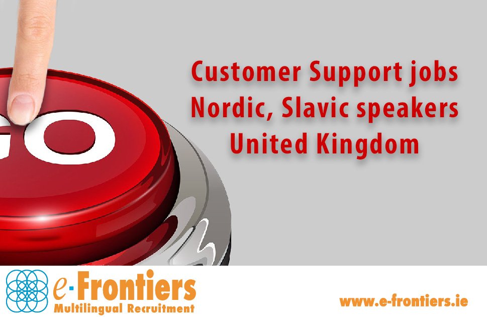 e_frontiersUK's tweet photo. Nordic and Slavic Speakers wanted for Customer Support jobs working with one of the world's largest automotive companies based in the UK. Benefits and relocation assistance. https://t.co/1yqjJk0P3m https://t.co/VWpqnfA8lx