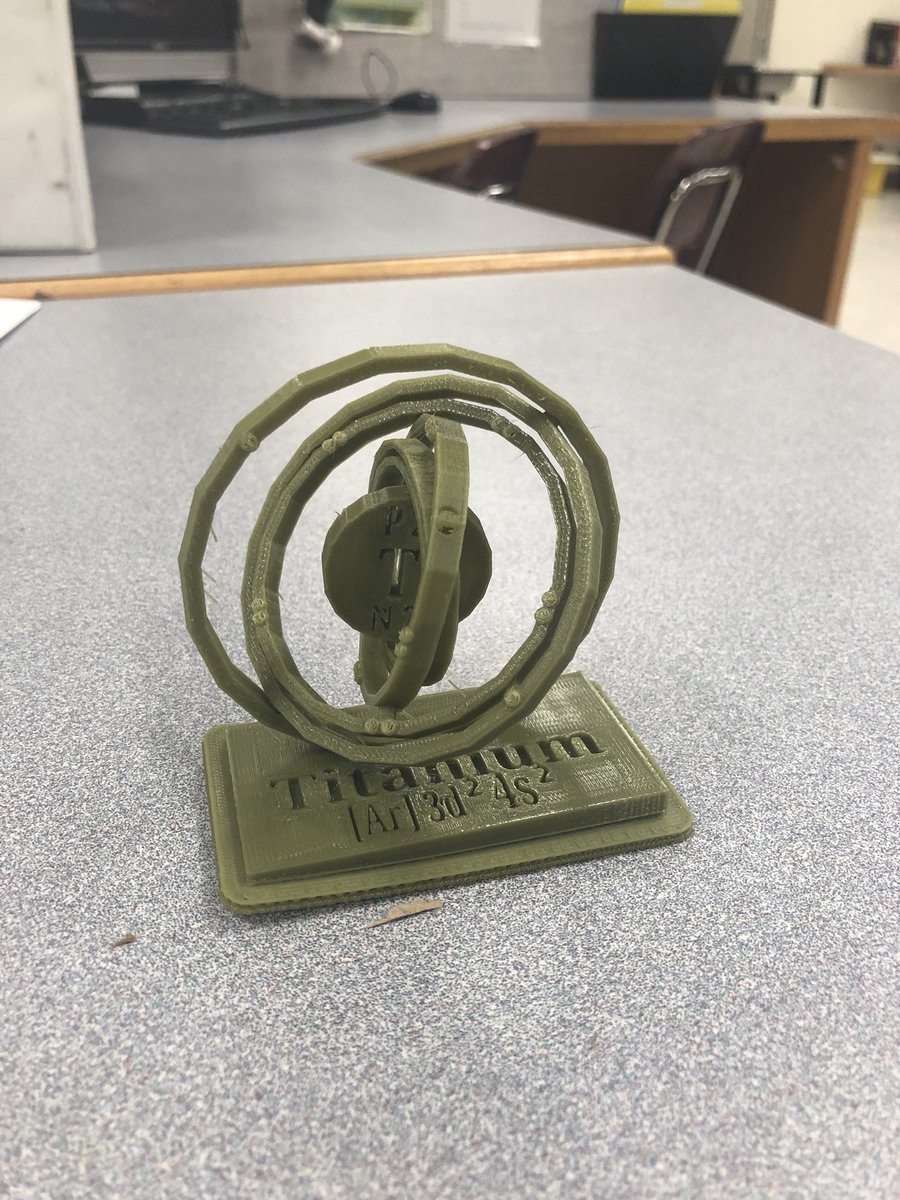 dbalayti's tweet photo. PalosSouth118 teachers #MrAdams and #MrBabulic using 3D printers for the Atomic Model project. #118FullPotential #Palos118 https://t.co/UPfztDiT5x