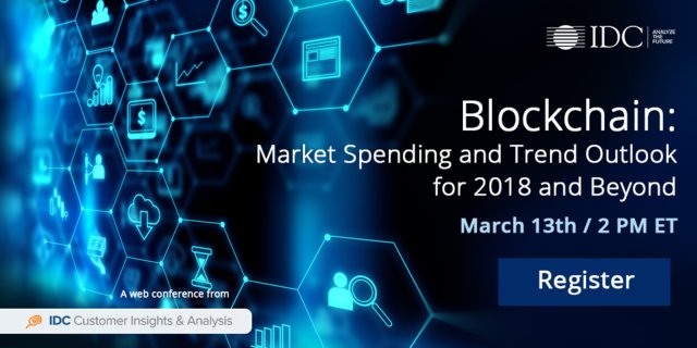 Blockchain: Market Spending and Trend Outlook for 2018 and Beyond bit.ly/2F62nuH