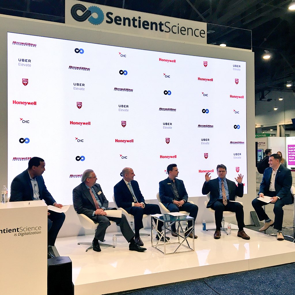 CALBRECHT83's tweet photo. #HAI_EXPO18 @rotorandwing Panel #Podcast https://t.co/3lveDmgq3O How #Digitization is Transforming the #Aerospace Industry @SentientScience @Uber @BellFlight @CHCHelicopter @Honeywell_Aero #helicopter #technology #HFDM #HUMS #BigData #UAV #Engineering https://t.co/pVFUfFTtpL