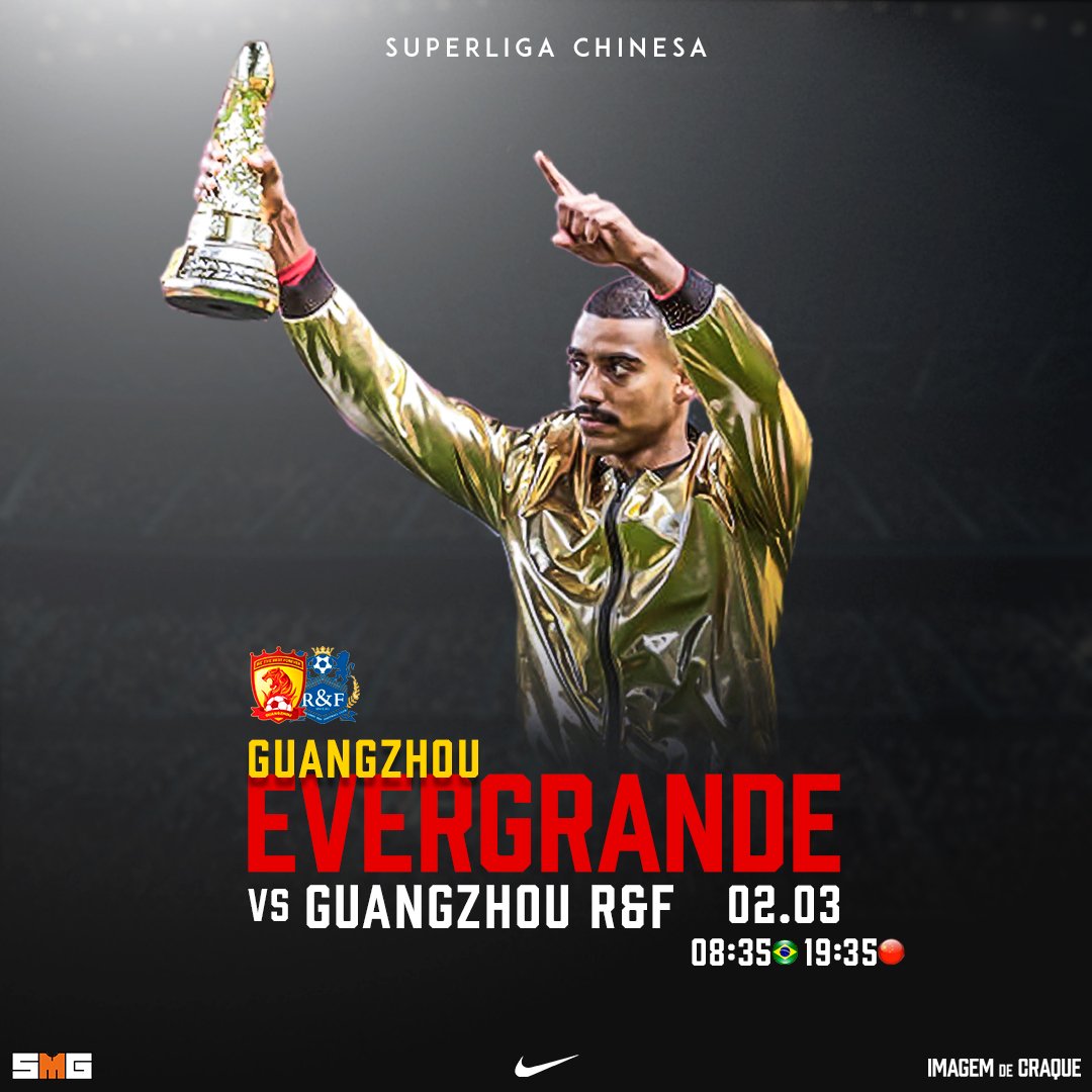 AlannCarvalho's tweet photo. Prepared for the start of another Chinese Super League! Let's defend our trophy! Come on, Guangzhou! #Alan7 #GuangzhouEvergrande #Classico #China #SuperLeague #TimeSMG #Nike #NikeSoccer #NikeFootball https://t.co/q7aGoJFoO6