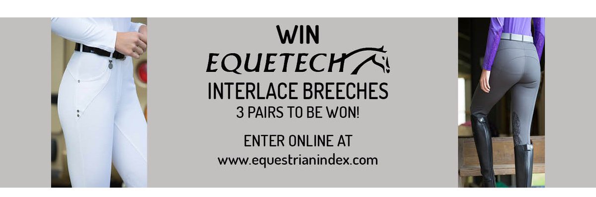MARCH #Competition New season gear from <a href="/equetech/">Equetech</a> to #win We are giving away 3 pairs of these super stylish breeches this month. to enter simply visit equestrianindex.com/#competition closes 31/3/18 Good Luck everyone!