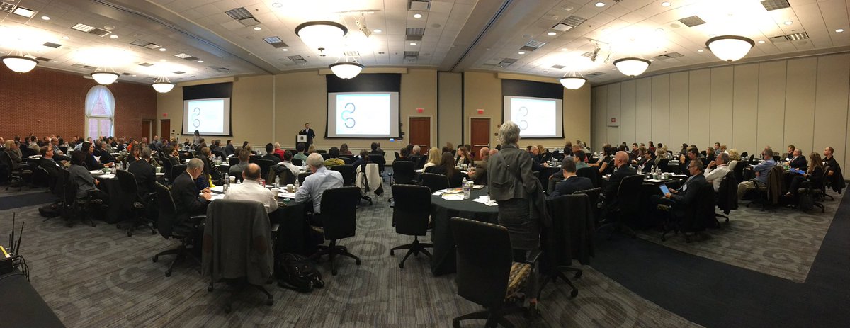 OhioOWT's tweet photo. Director Burgess is speaking at the Ohio Food Industry Summit about Ohio’s workforce and the value of collaboration between business and education @CIFTtweets #OhioWorks #OFIS18 https://t.co/10ZjAQi1o4