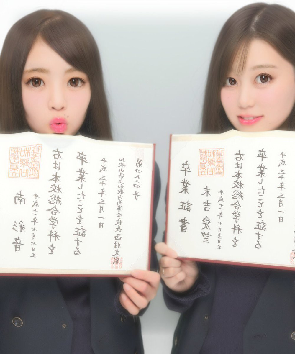 aimi_3591's tweet photo. 3/1卒業式🌸

無事卒業しました😉✨
今までありがとう❤❤❤ https://t.co/u0p6hbJW2F