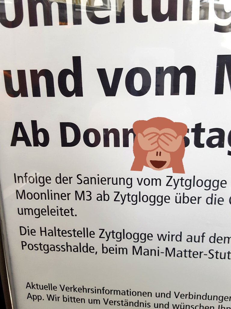 mcw_bern's tweet photo. Echt, @BERNMOBIL? Die Sanierung VOM Zytglogge? Und dann beklagen, die Schüler könnten kein Deutsch mehr?! Es muss doch möglich sein, Grundsätze der Rechtschreibung einzuhalten?! #Vorbild? #Abbild? https://t.co/PQ1lWSRvx8