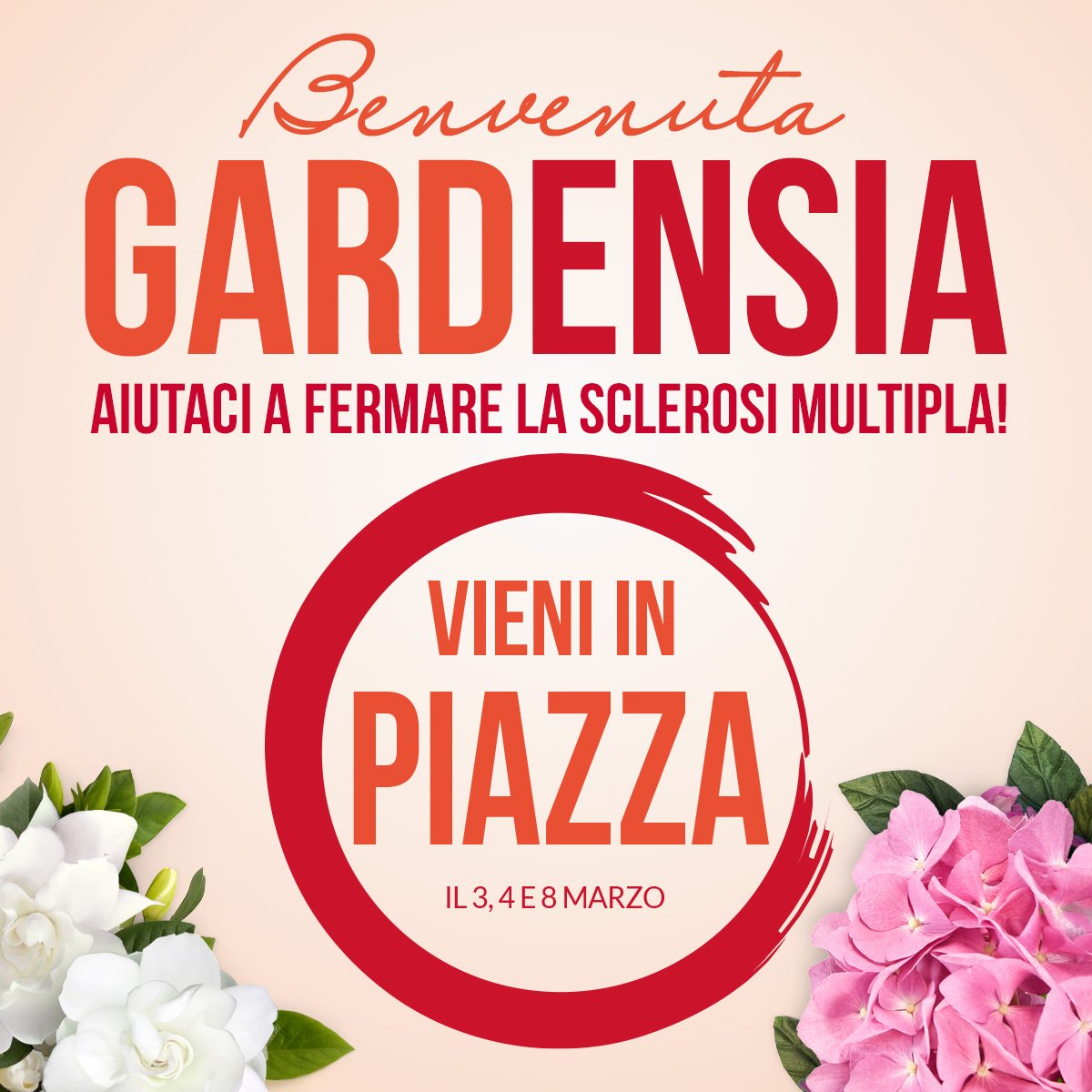 Il 3 e 4 marzo dalle 11 alle 19 la piazza del <a href="/Museo_MAXXI/">MAXXI</a> a #Roma ospiterà "Benvenuta #Gardensia", manifestazione di solidarietà in occasione dei #50anniAISM. #SMuoviti con #Gardensia e sostieni #ricerca sulla #sclerosimultipla 🌺