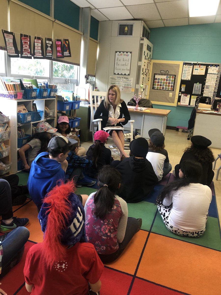 Today our third graders had an extra special guest reader. Thank you to our Superintendent, Ms. Fano, for being a fabulous guest reader! <a href="/fernbrooknj/">Fernbrook Elementary</a> <a href="/jennfano/">jennfano</a> #RandolphSchools #ReadAcrossAmerica2018
