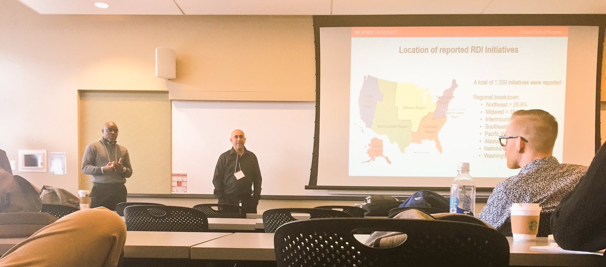 ProfessorHicks's tweet photo. #TBT to last week at #TALS18 and a great talk from @drmffloyd and @jasonbocarro on diversity and inclusion in the @NatlParkService https://t.co/PnYFYIY4ZW