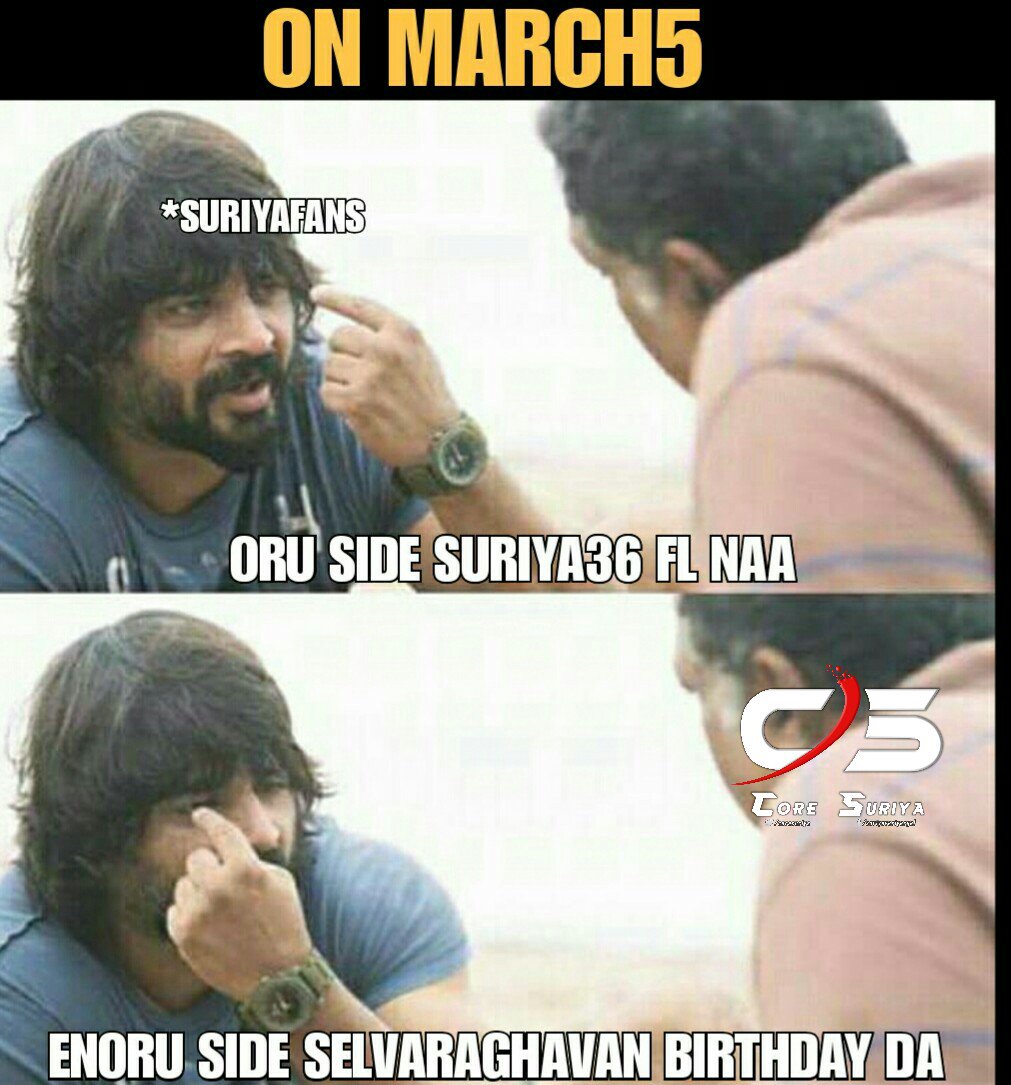LoveLaughterWar's tweet photo. #5DaysForSuriya36FirstLook

March 5 th #Suriya36 FL 🔥
@selvaraghavan sir birthday ❤
Double treat 👌

@Suriya_offl @prabhu_sr https://t.co/PhZxAAbFUB