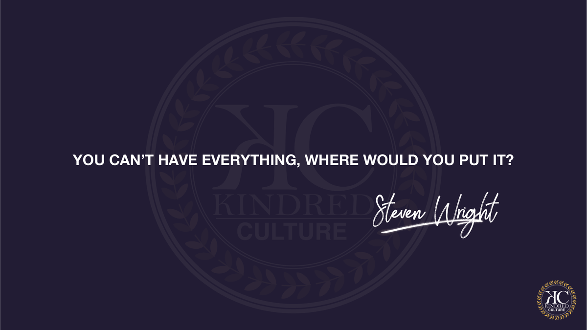 Would there even be a point in having everything? #ThursdayThought #CommunityMovement