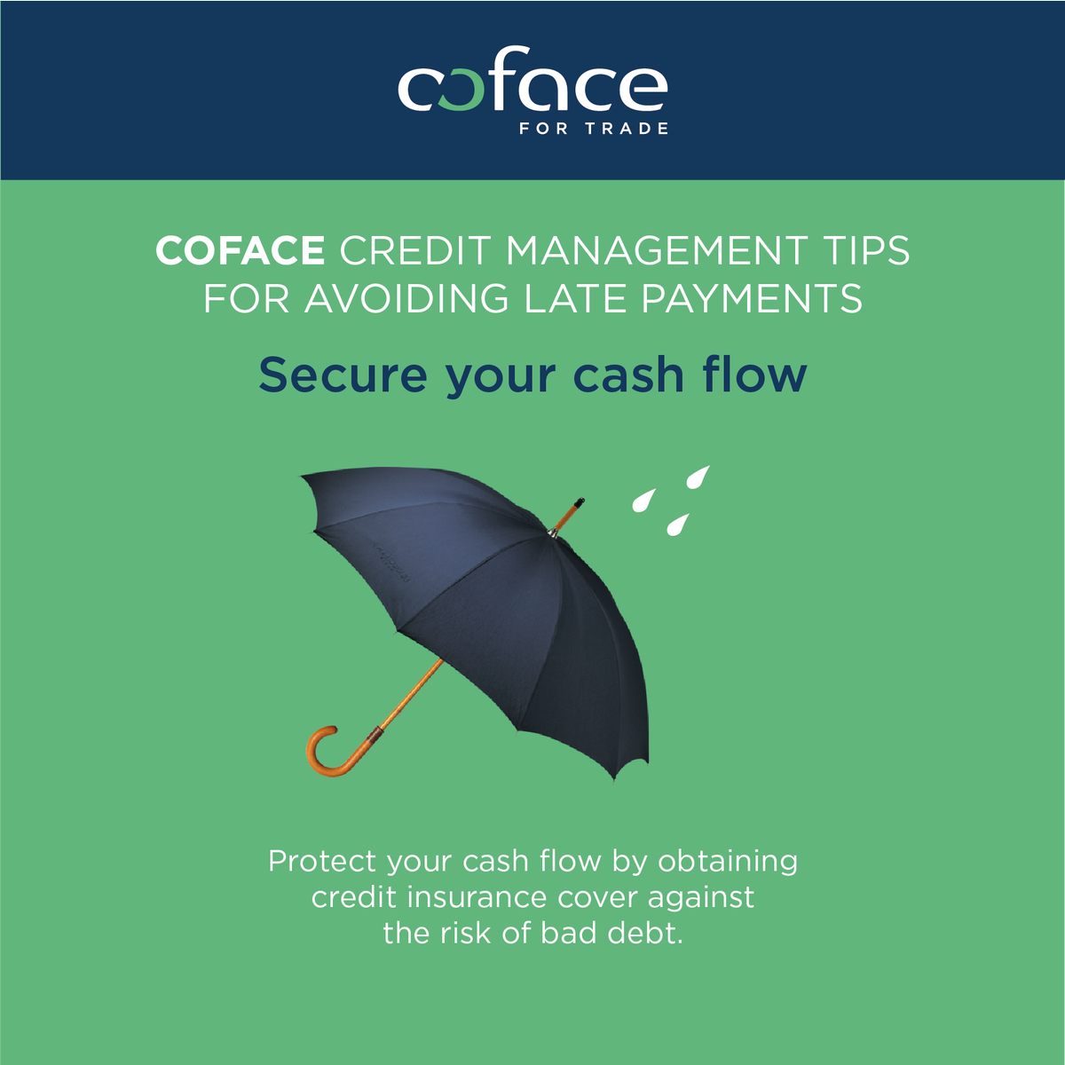 CofaceIreland's tweet photo. Coface Credit Management Tips: Secure your cash flow https://t.co/tlvCe7Apyv #cofaceit #knowyourcustomer #creditinsurance #knowmoregrowmore https://t.co/idLKRWpFrI