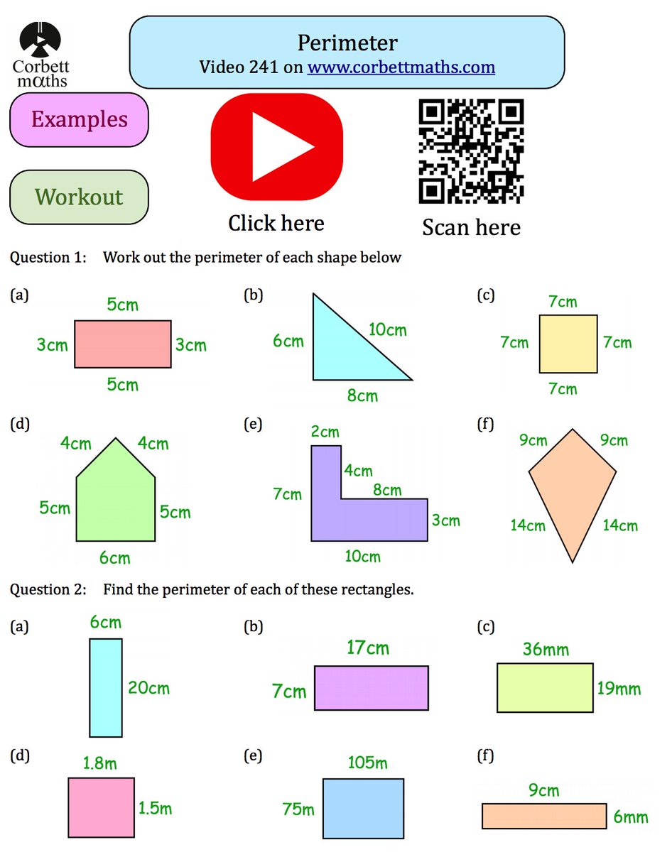 Corbettmaths tweet media