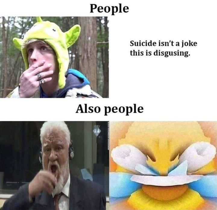 Resurrectedd's tweet photo. Me sorprende lo rápido que murió el meme del shoot del suicidio https://t.co/L2xbGadzWM