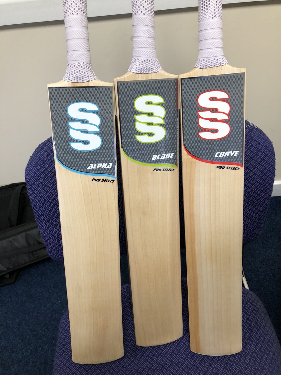 jssportsuk's tweet photo. Our new @SurridgeCkt equipment will be in store next week with the launch of the blade, alpha and curve ranges along with the original 333 and jumbo bats https://t.co/Z6mdXGXpJr