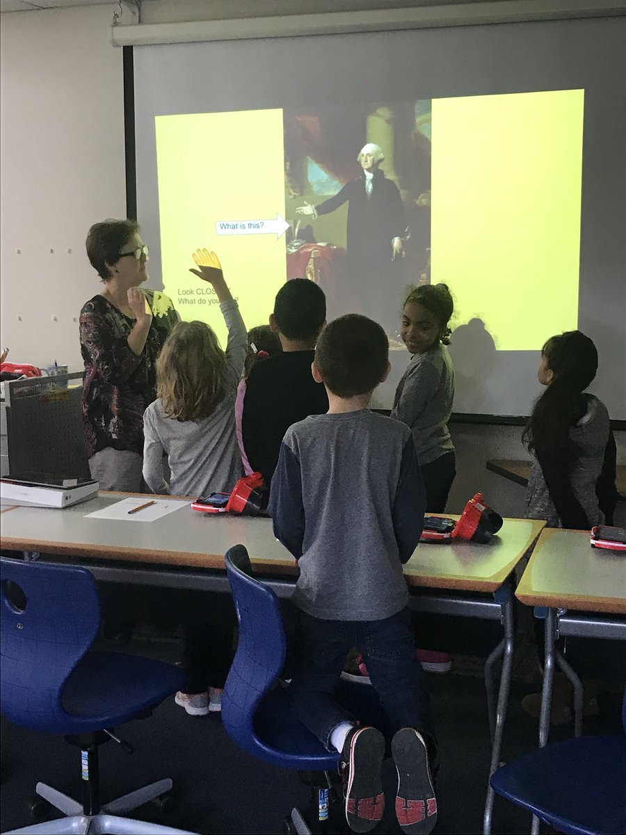 cucchimi's tweet photo. Google expedition &amp; feather pens to help us learn about our past presidents! #62learns #62CE https://t.co/mgvAdbSoOa