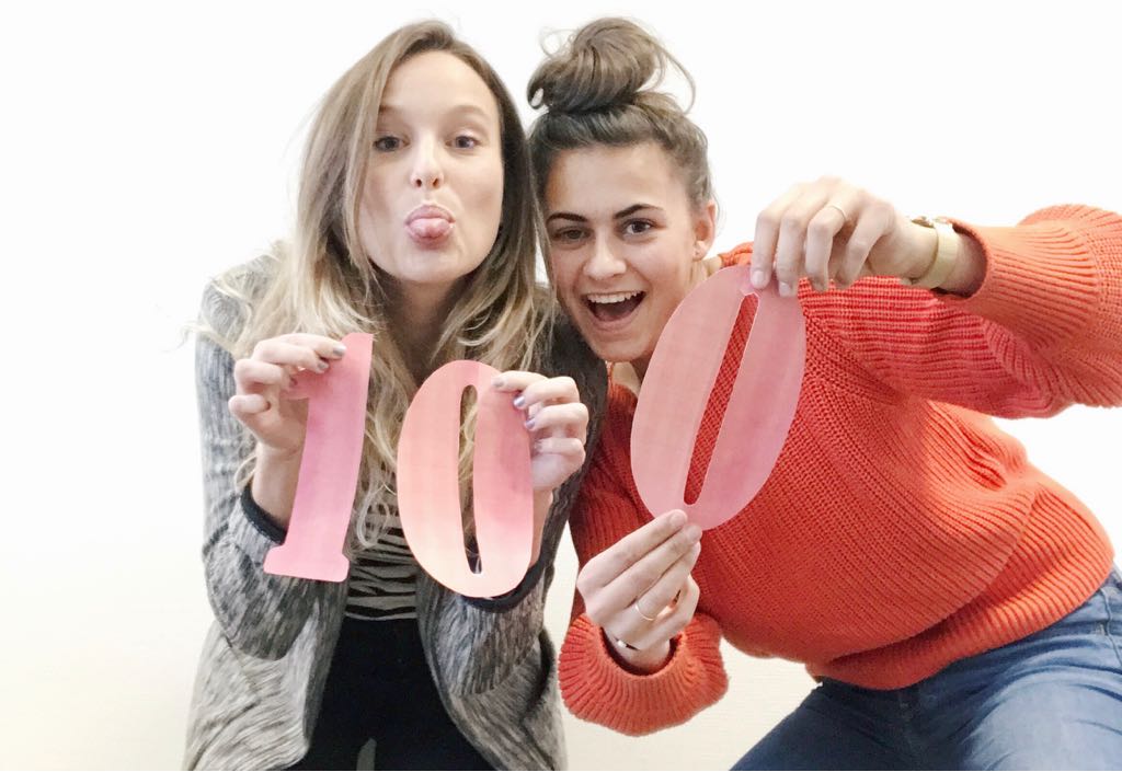YAAAY!!! Dit is onze 100e post op Instagram! Volg jij ons al op Instagram? 🍰🎉✨ #blogbrains