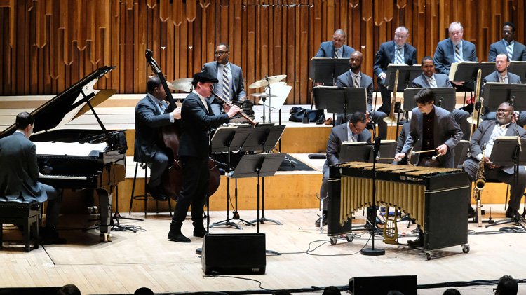 Jazzwise's tweet image. Wynton Marsalis' JLCO Red Hot &amp;amp; Retro At The Barbican jazzwisemagazine.com/breaking-news @BarbicanCentre @wyntonmarsalis @hartvibe @clareteal