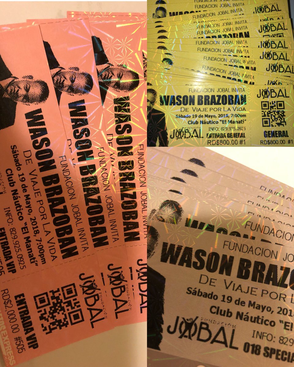 018Eventos's tweet photo. Ya están en #BARAHONA las boletas para el concierto más esperado!! Este martes 06 de marzo inicia la venta oficial. #WasonBrazoban “De Viaje por la Vida” Sábado 19 de mayo en el Club Náutico “El Manatí”🎙 #ElCantautorDelPueblo

#TodoPorBarahona #018Eventos #SomosJOBAL https://t.co/GCnr3EXxmn