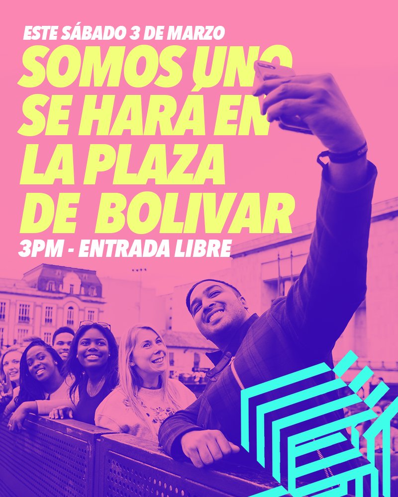 somosunogo's tweet photo. Este sábado no estaremos en el Auditorio, Sino que nos iremos a la Plaza de Bolivar de Bogotá.
Tendremos una banda sorpresa y muchas cosas más. No faltes! https://t.co/zSNbEoQD8H