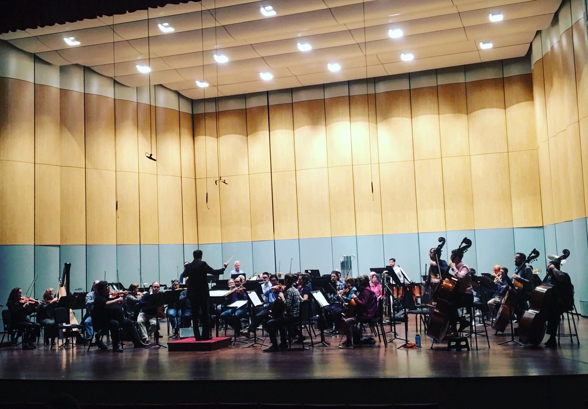 CLTsymphony's tweet photo. On the @DavidsonCollege campus this morning performing new works of three emerging composers as part of the @AmerCompOrch #EarShot program! #earshotclt #newmusic @wdavfm @OrchLeague https://t.co/1LozBMHWkT