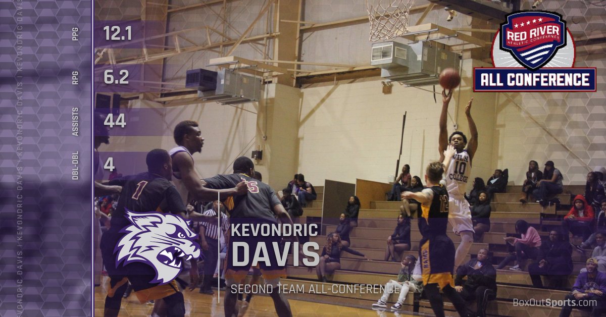 Congratulations to Kevondric Davis on earning <a href="/RRACSports/">RRAC Sports</a> Second Team All-Conference!!! #WileyStrong #Wiley_RYS18