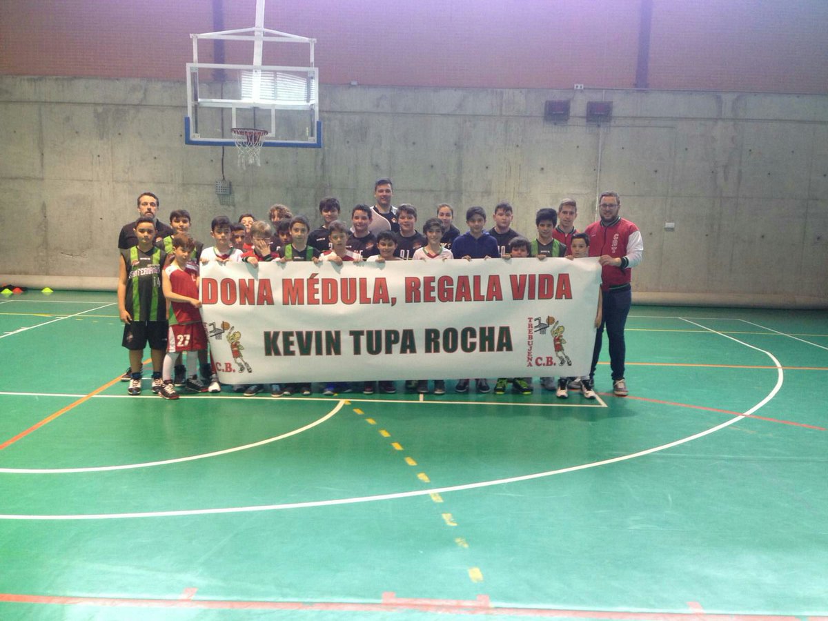 CBCiudaddeCadiz's tweet photo. Desde el Club Baloncesto Ciudad de Cádiz queremos enviar todo nuestro a apoyo a la familia del @CBTrebujenaa, deseando que su jugador, Kevin, encuentre pronto un donante compatible que le ayude a recuperarse lo antes posible ¡¡¡Mucho ánimo!!! #donamedula #regalavida #animokevin https://t.co/phj0b7YkWj