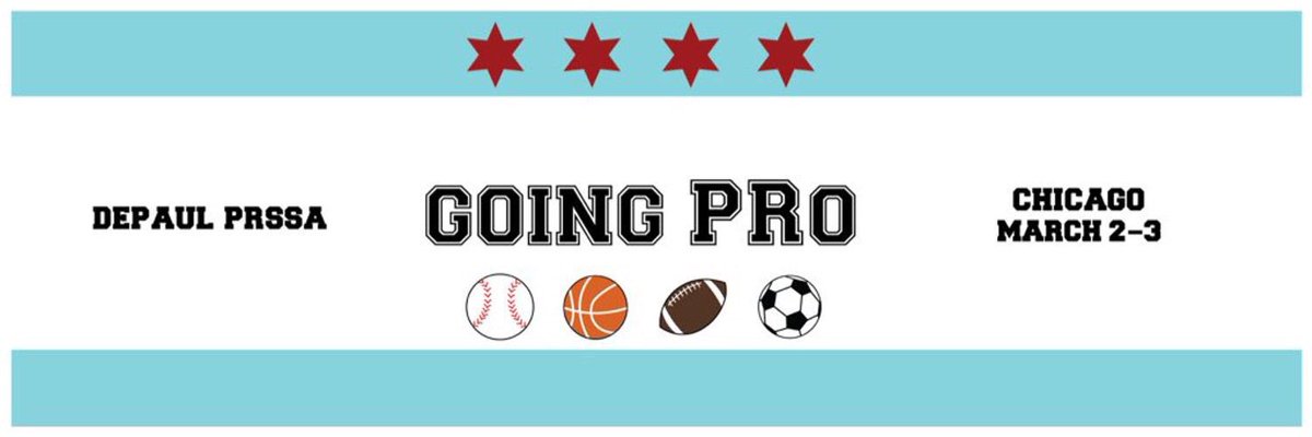 IllinoisPRSSA's tweet photo. We’re #GoingPRo with @DePaulPRSSA this weekend! We can’t wait to connect with our fellow #PRSSbAes while learning more about Sports PR. Follow our Instagram Stories to keep up with the action! #PRSSA https://t.co/xKL9NPTOOK