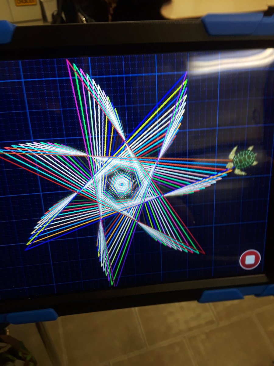 wdavisHES4th's tweet photo. Coding is life! Making games is learning. Art with code! Cross-curricular magic! #Tynker #BeBoldMCSS #MadCoTIMS https://t.co/coxuz278MU