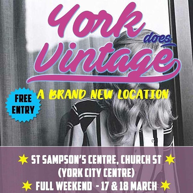 BritDoesVintage's tweet photo. Just 1 more single stall left for this folks! Get in touch ASAP if you’re interested! Weekend in York ☑️ Free entry ☑️ #britaindoesvintage #york #vintagefair #yorkie https://t.co/ZshiLwn2qX https://t.co/Z4u1v4mFcA