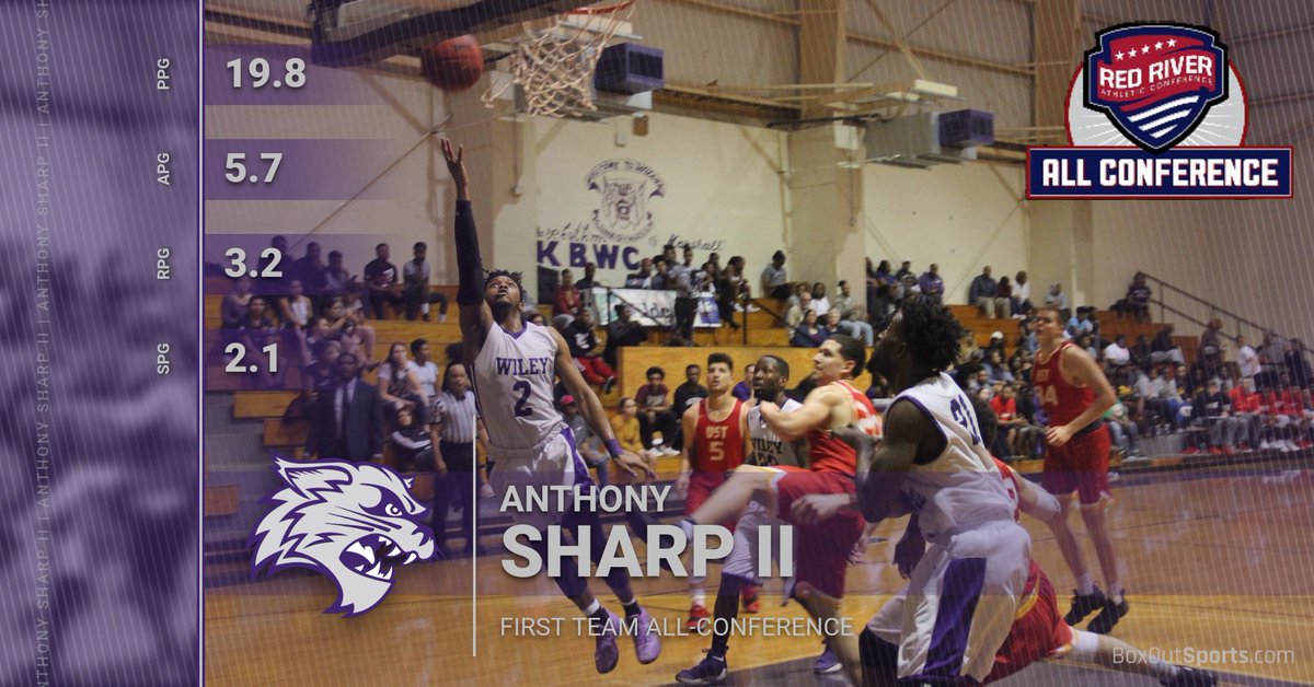 Congratulations to Anthony Sharp II on earning <a href="/RRACSports/">RRAC Sports</a> First Team All-Conference!!! #WileyStrong #Wiley_RYS18