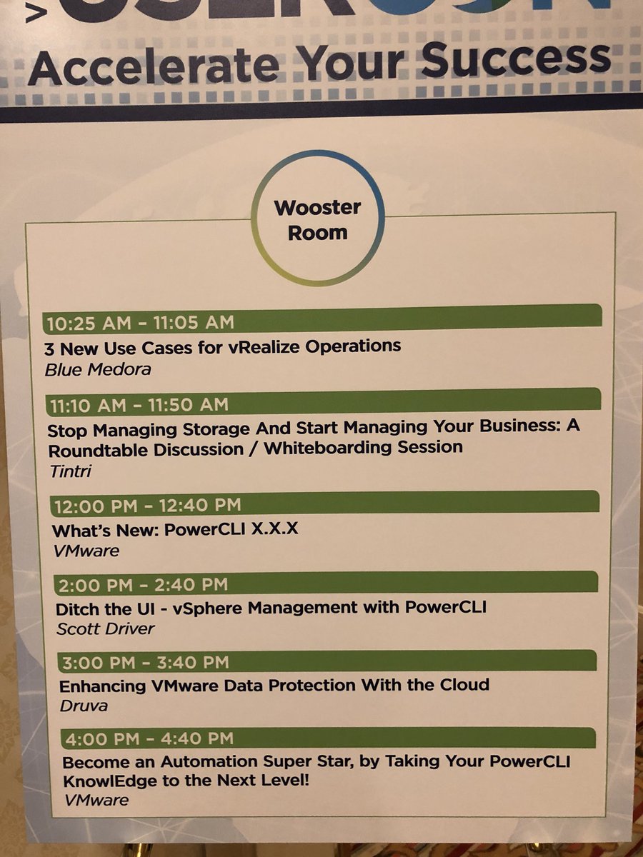 jakerobinson's tweet photo. Looks like Wooster is the room to hang if you want that PowerCLI knowledge! @VTsnowboarder42 #CTVMUG https://t.co/C2b5RcWdvd