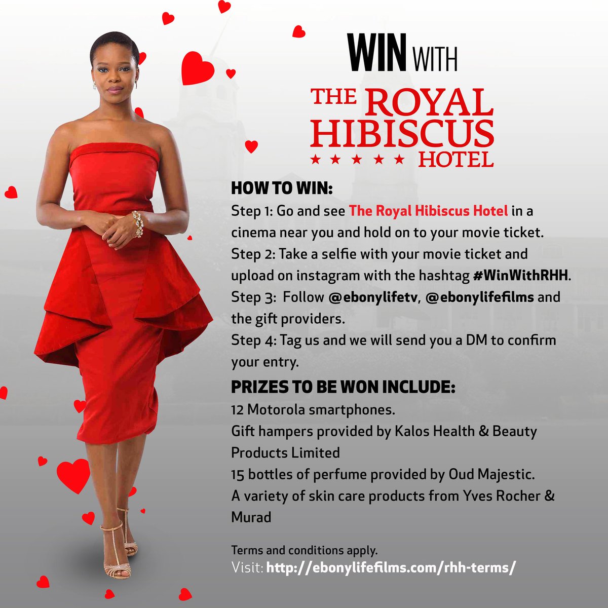 ebonylifefilms's tweet photo. And just in case you needed a little more incentive to go watch #RHHMovie, there are a bunch of prizes to be won. From a selection of fabulous beauty products to aromatic eau de parfum there are tons of gifts up for grabs. So what are you waiting for? Start to #winwithRHH. https://t.co/z5uFINFH26