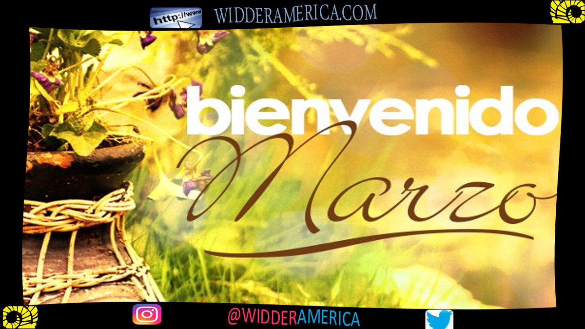 Alexanderwidder's tweet image. El equipo #widder le da una calidad bienvenida a este #MARZO2018 deseándoles nuestros mejores deseos #familiasamigosclientesydemas