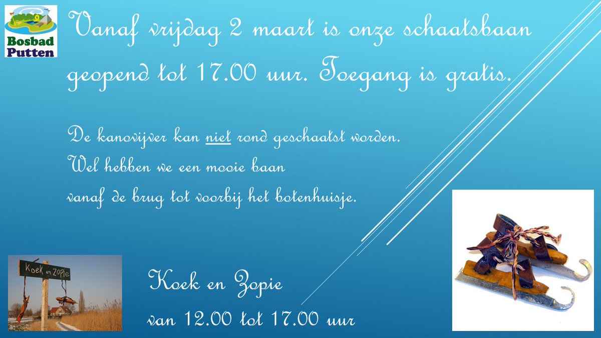 Schaatsen bij <a href="/bosbadputten/">bosbadputten</a>