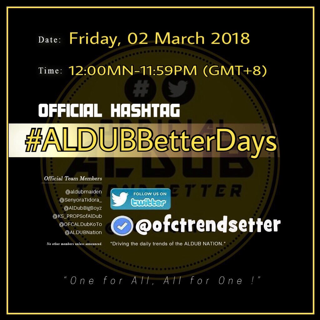 iam_ginghs's tweet photo. Please support our OHT: #ALDUBBetterDays
@ofctrendsetter
@ALDUBNation @ALDUBNATIONNCR @AlDubBigBoyz @AlDubBigGirlz
@OFCALDubKoTo @aldubmaiden @TropALDUB @ALDUB_inARTeam
@SenyoraTidora_ @KS_PROPSofAlDub @WHairedFairy @AIFam16 @aldub_ME @NtKatara @montenegro_emil @wengcookie https://t.co/o0W5KIE0b4
