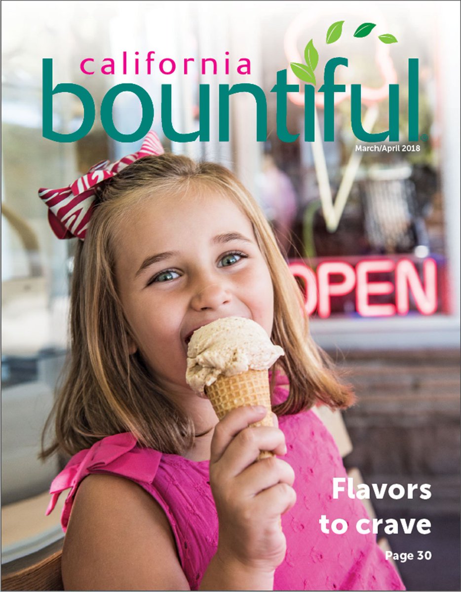 Our March/April issue has ALL the spring flavors you crave: artichokes, craft brews, almond snickerdoodle ice cream and, of course, baby lima beans—wait, what? 
Check it out: californiabountiful.com