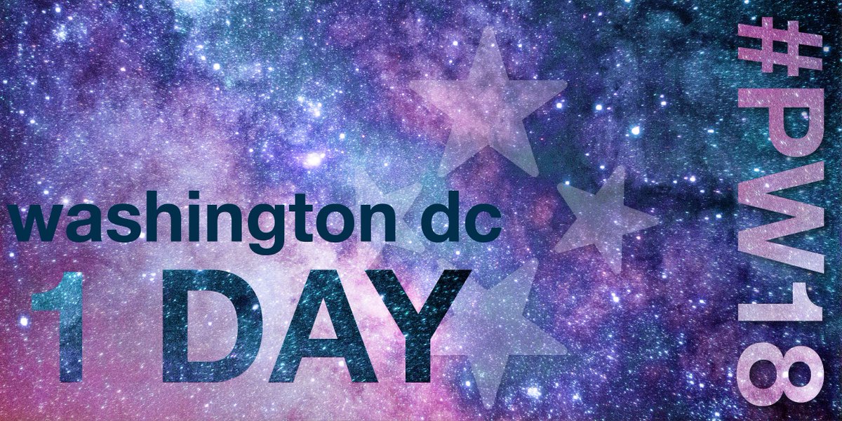 PlanetWisdom's tweet image. 1 DAY until #PW18 Washington DC!
What road trip snacks are you bringing?!