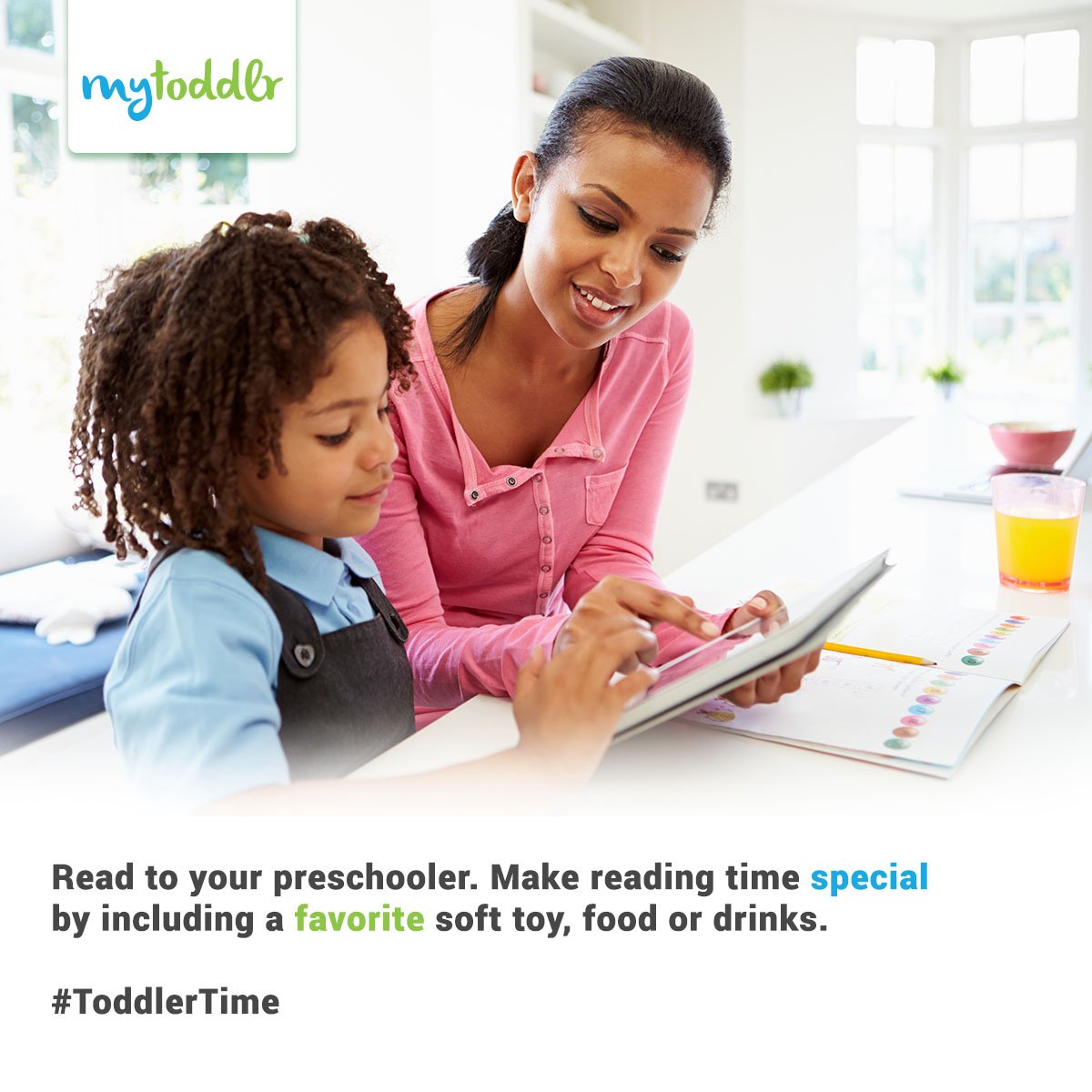 mytoddlr's tweet photo. Read to your preschooler. Make reading time special by including a favorite soft toy, food or drinks. #ToddlerTime #mytoddlr #parenthood #parenting #parenttips #toddlermoms #preschoolmoms #preschoolers #preschooler #nurseries #nursery #childapp #childcare #childcareproviders https://t.co/7oe8pspZCB