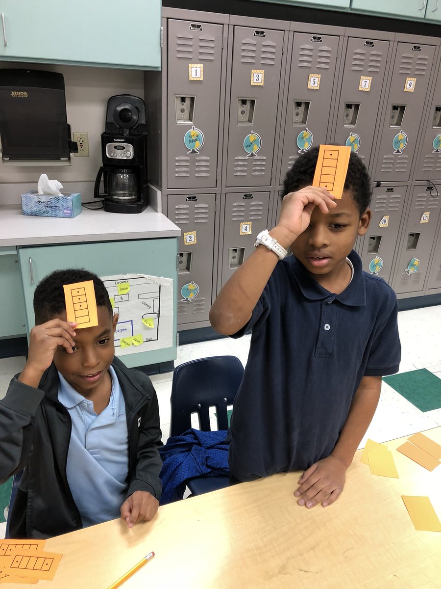 jillmowrey's tweet photo. New games today in Mrs. Wilson’s class! Thanks @gfletchy - so much fun while learning. @McWhorterES #missingaddend #cfbmath https://t.co/qAqBORGFyC
