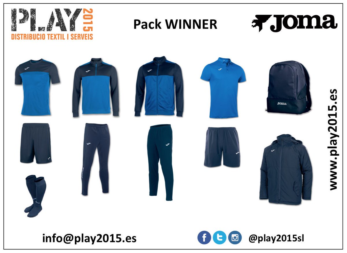 play2015sl's tweet photo. Com voleu el pack? Ens adaptem a les necesitats del club!
Models, colors, estampacions..
Demana info sense compromís.
#packs #projectesPLAY https://t.co/ZtsIlDRv9U