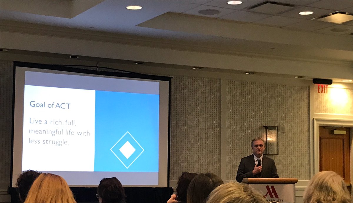 mmb9011986's tweet photo. Attending Mark Dixon‘s great #AcceptanceAndCommitmentTherapy workshop at #CTABA today! #ACT #Mindfulness #RFT #ABA https://t.co/Bl1pMH7fIT