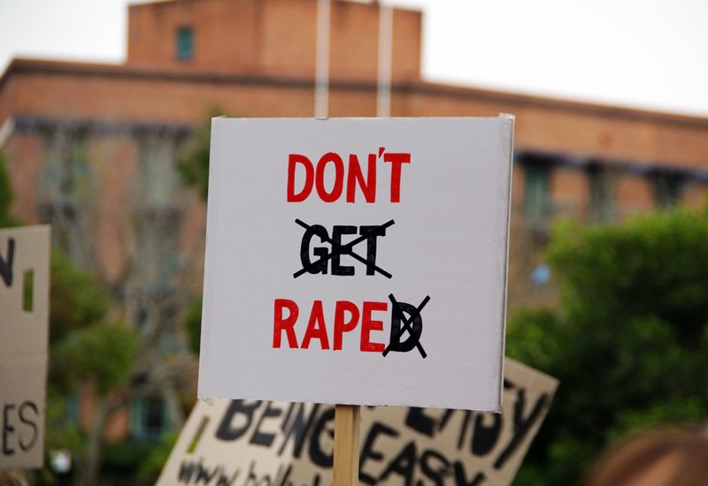 ccorkeryfhs's tweet photo. I was anticipating the community of concern talk to include the information that "women should or shouldn't do x y or z in order to prevent themselves from getting sexually harassed" but I was pleasantly surprised to see that the presentation included this picture #fhsfem18 https://t.co/E6KBafy2FZ